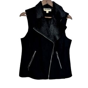 Michael kors suede/fur vest